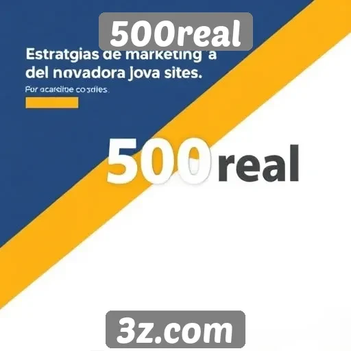 Estratégias de marketing do site 500real