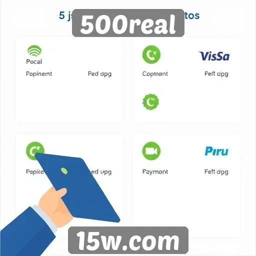 Métodos de pagamento aceitos no 500real