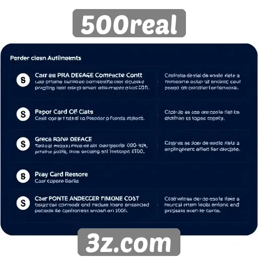 Como funciona o sistema de pagamento no 500real